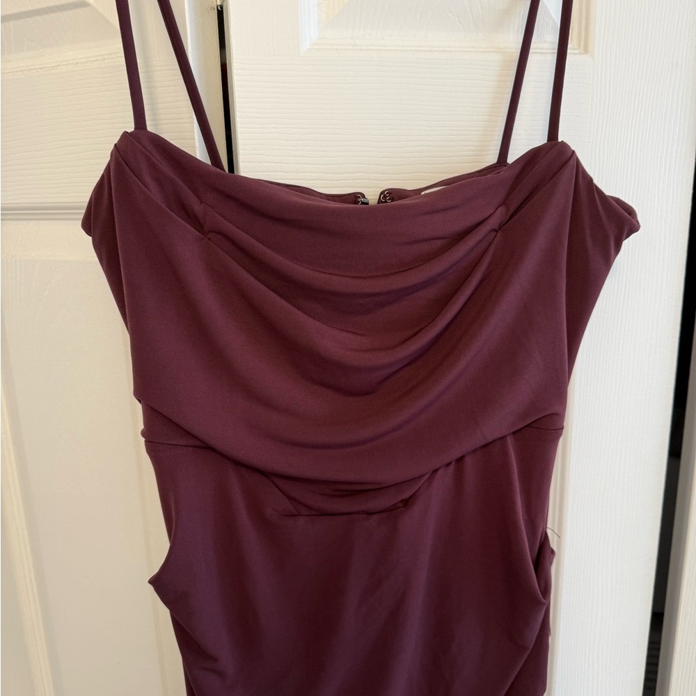 House of CB Dark Cherry Milena Corset Dress - Picture 3 of 8